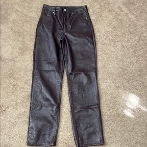 Express Black Straight Leg Jeans